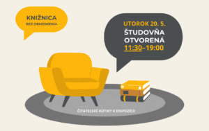 Dňa 20. 5. 2025 bude študovňa zatvorená do 11:30