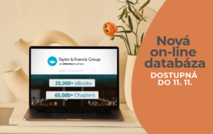 Databáza Taylor & Francis eBooks dostupná do 11. 11.